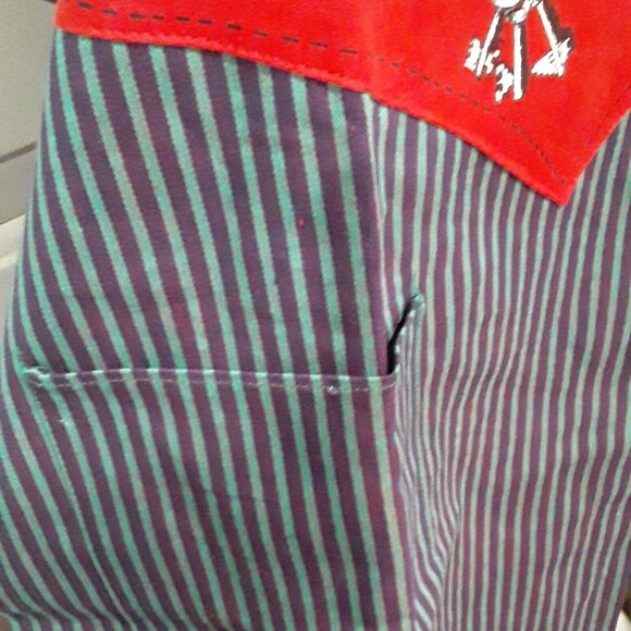 Vintage Apron German Beatrix  Apron, Train Conductor - Picture 3 of 11